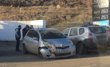 ახალციხეში ორი ავტომობილი ერთმანეთს შეეჯახა