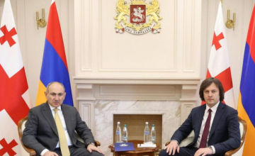 ირაკლი კობახიძე ნიკოლ ფაშინიანს მასპინძლობს