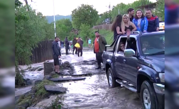 წყალდიდობა ვარხანში – კადრები შემთხვევის ადგილიდან 