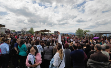 ახალციხეში სომხურმა თემმა გიორგობა აღნიშნა