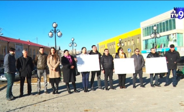 „თავისუფლება ვაჟა ექიმს“ – ახალციხეში ადვოკატებმა აქცია გამართეს