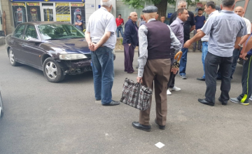 ახალციხის ცენტრალურ ქუჩაზე ავარია მოხდა