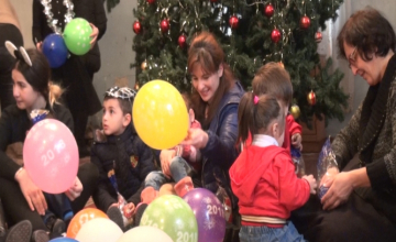 წინასაახალწლო ღონისძიება შშმ ბავშვებისთვის