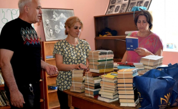 ივლიტის ბიბლიოთეკას 200-მდე წიგნი შეემატა