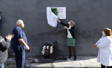 ახალციხეში კორონავირუსთან ბრძოლაში დაღუპული ექიმების მემორიალი გაიხსნა