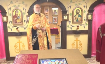 მამა იოანე გელაშვილმა ქრისტეშობა ბაგრამის საავიაციო ბაზაზე აღნიშნა