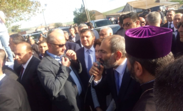 ნიკოლ ფაშინიანი ჯავახეთშია