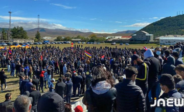 ახალქალაქში მშვიდობიანი აქცია მიმდინარეობს