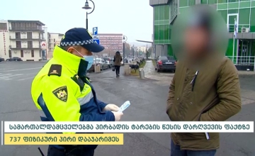ერთ დღეში, რეგულაციების დარღვევის 1 387 ფაქტი გამოვლინდა