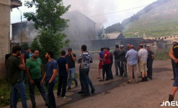 ახალქალაქში ავტომობილი აფეთქდა