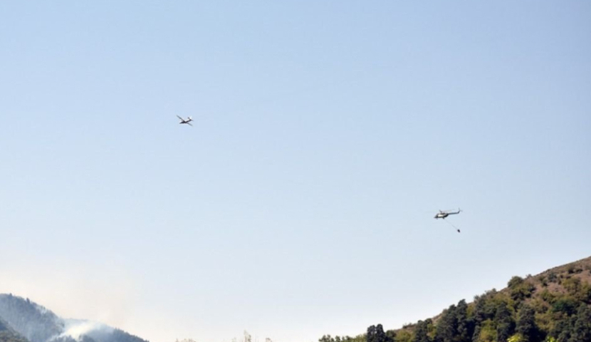 Վրաստանում հրդեհի կասեցման հարցում ներգրավել են նաև թուրքական ինքնաթիռներ