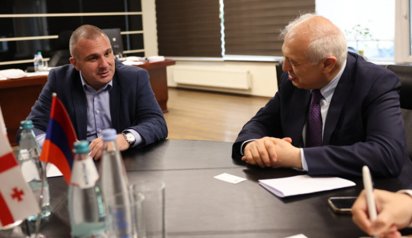 რევაზ სოხაძე სომხეთის რესპუბლიკის ელჩს შეხვდა